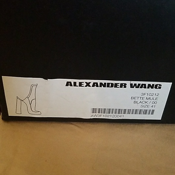 Shoes - Alexander Wang Bette Black Mule